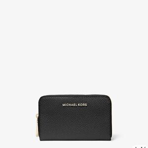 Michael Kors Black Pebbled Leather Wallet